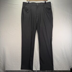 Callaway Golf Pants Mens 36x32 Black Straight Leg 5 Pocket Stretch Performance